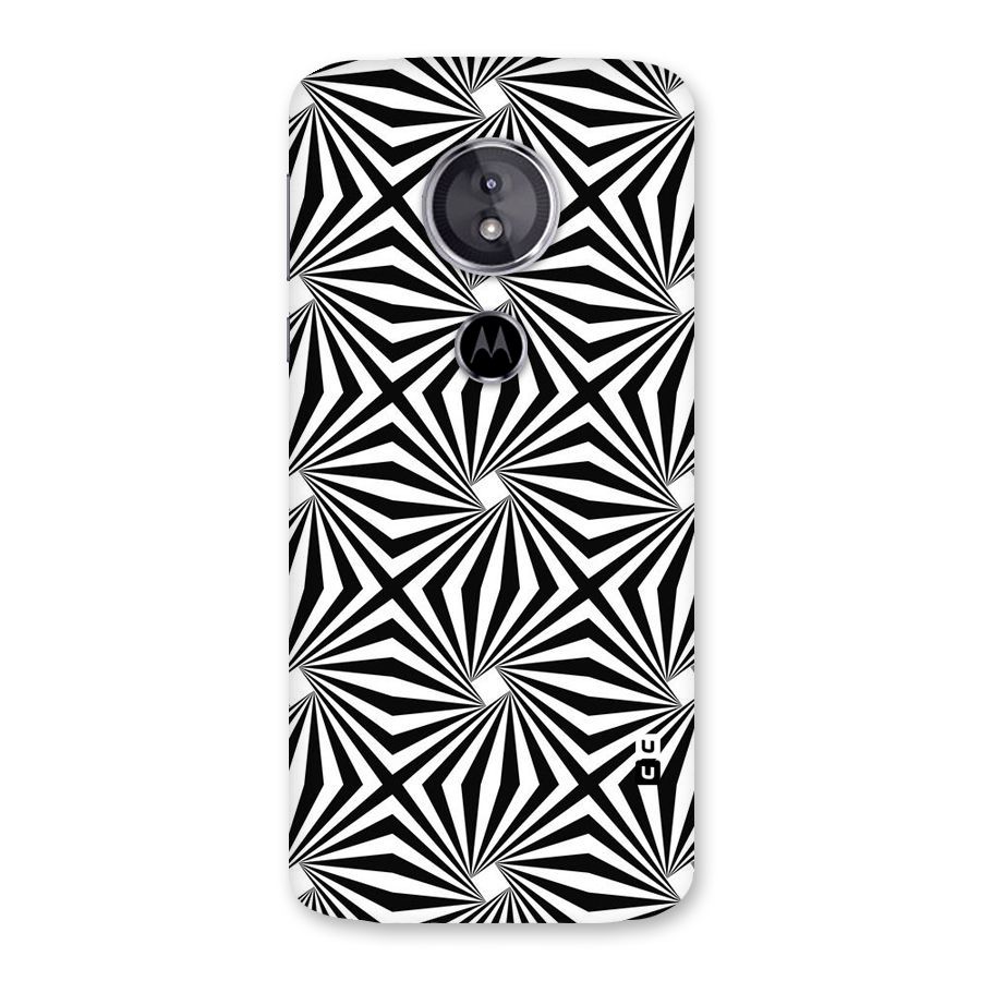 Monochromatic Swirls Back Case for Moto E5