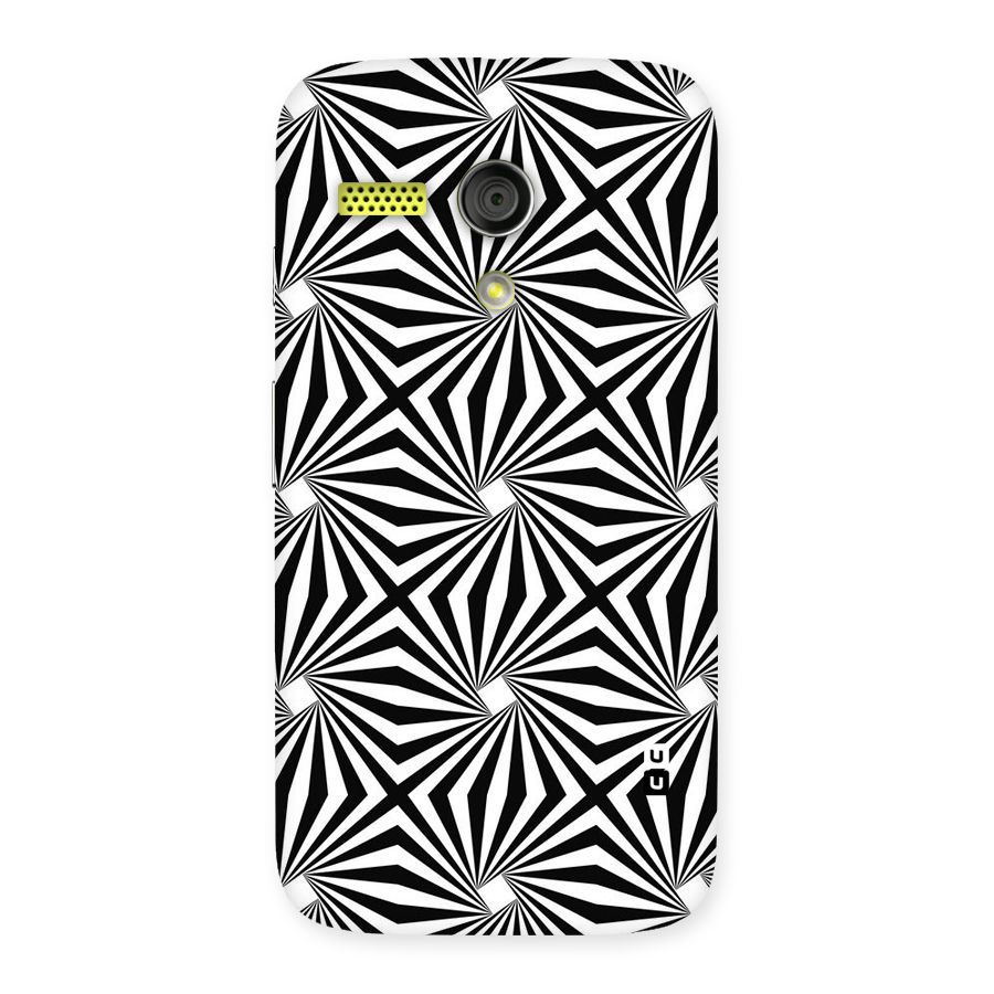 Monochromatic Swirls Back Case for Moto G