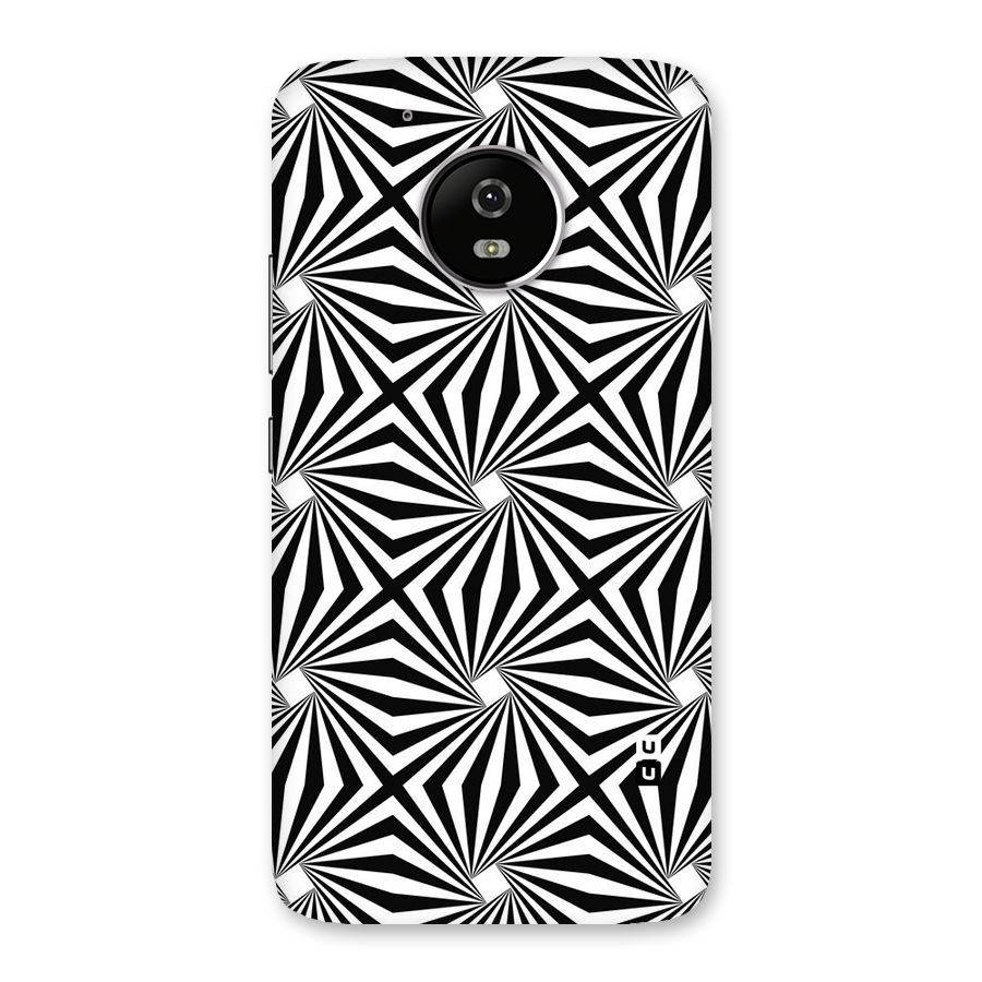 Monochromatic Swirls Back Case for Moto G5
