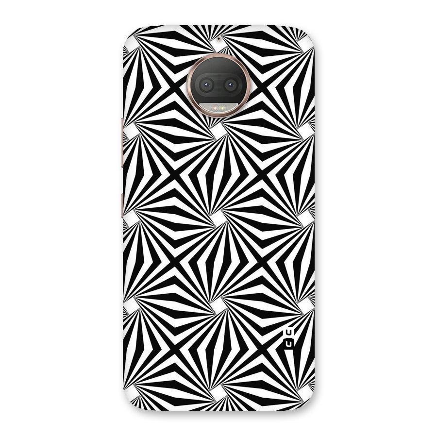 Monochromatic Swirls Back Case for Moto G5s Plus