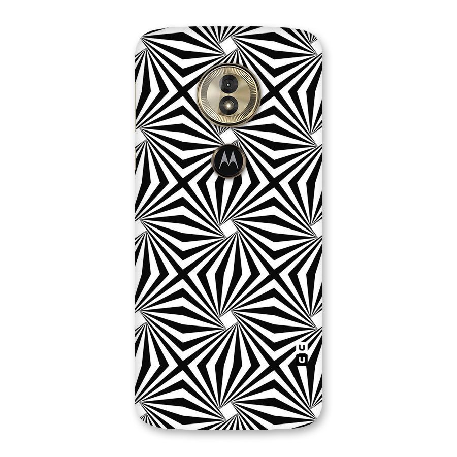 Monochromatic Swirls Back Case for Moto G6 Play