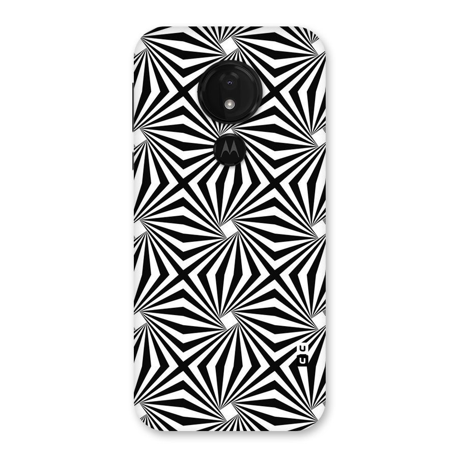 Monochromatic Swirls Back Case for Moto G7 Power