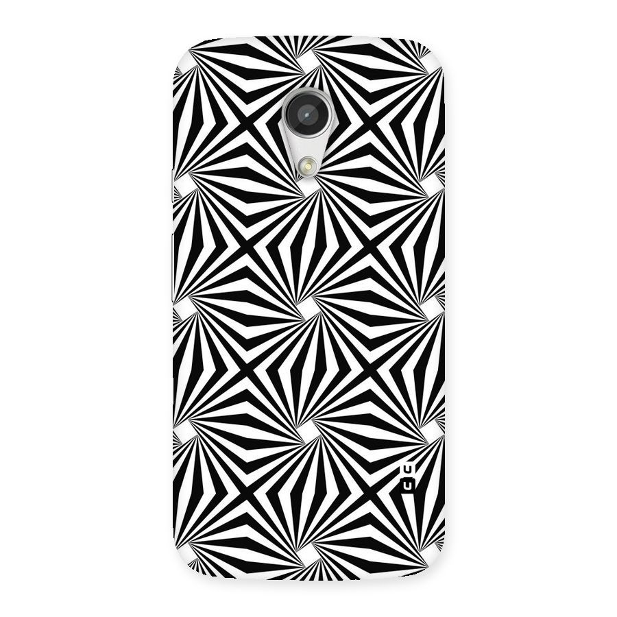 Monochromatic Swirls Back Case for Moto G 2nd Gen