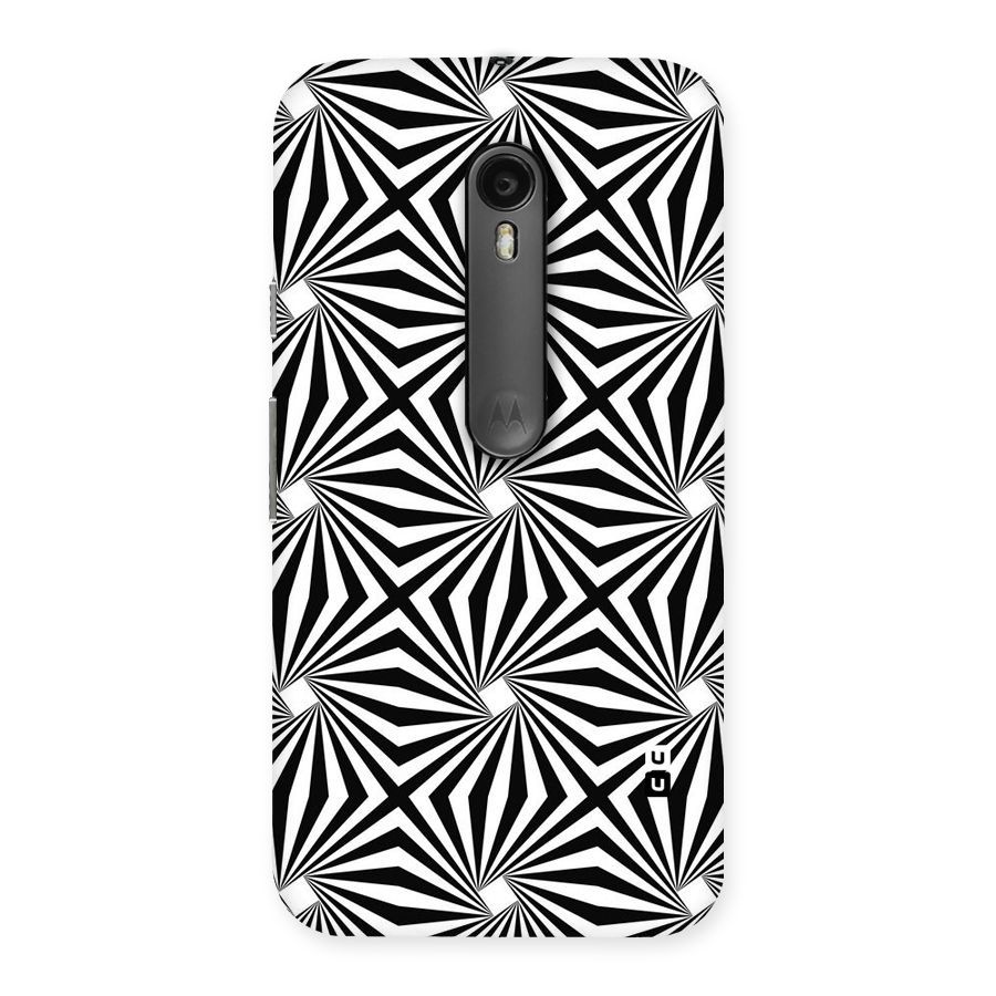 Monochromatic Swirls Back Case for Moto G Turbo