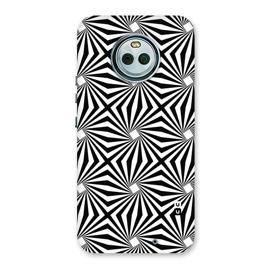 Monochromatic Swirls Back Case for Moto X4