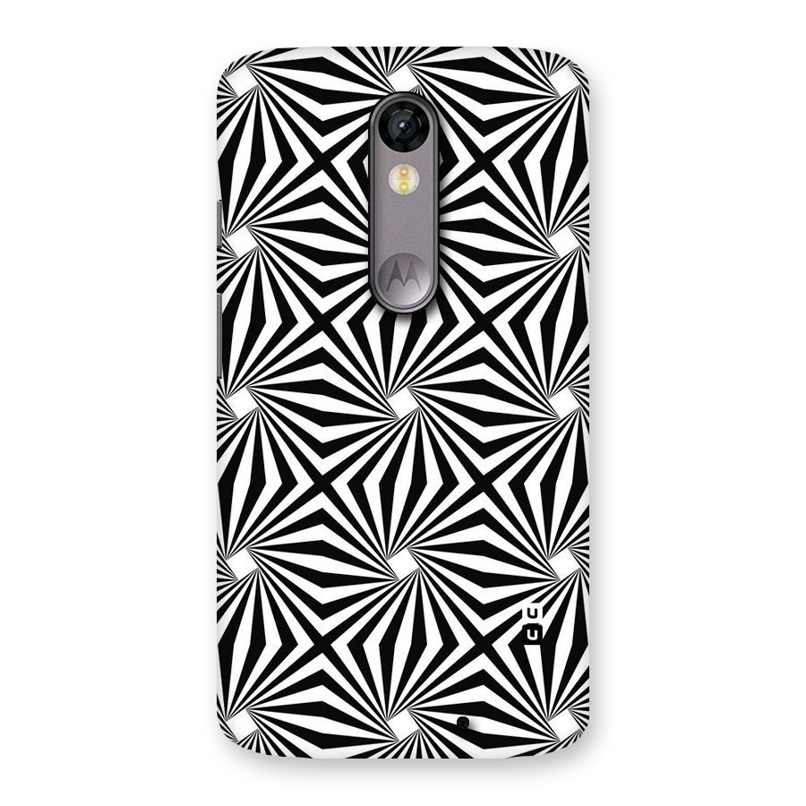 Monochromatic Swirls Back Case for Moto X Force