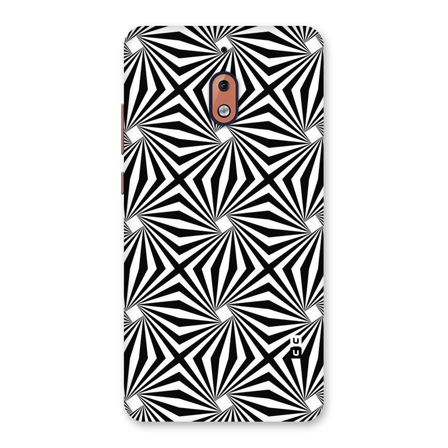 Monochromatic Swirls Back Case for Nokia 2.1