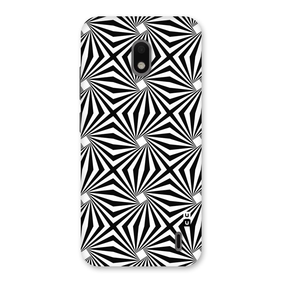 Monochromatic Swirls Back Case for Nokia 2.2