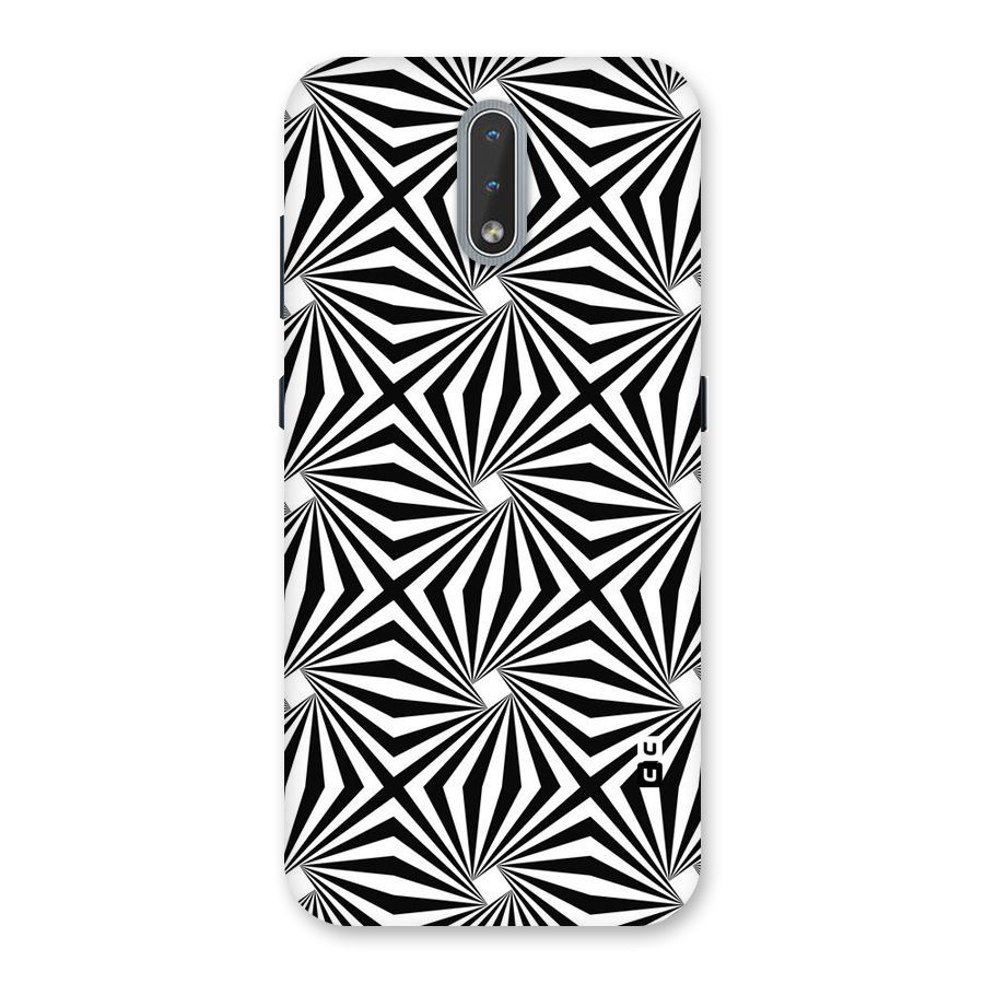 Monochromatic Swirls Back Case for Nokia 2.3
