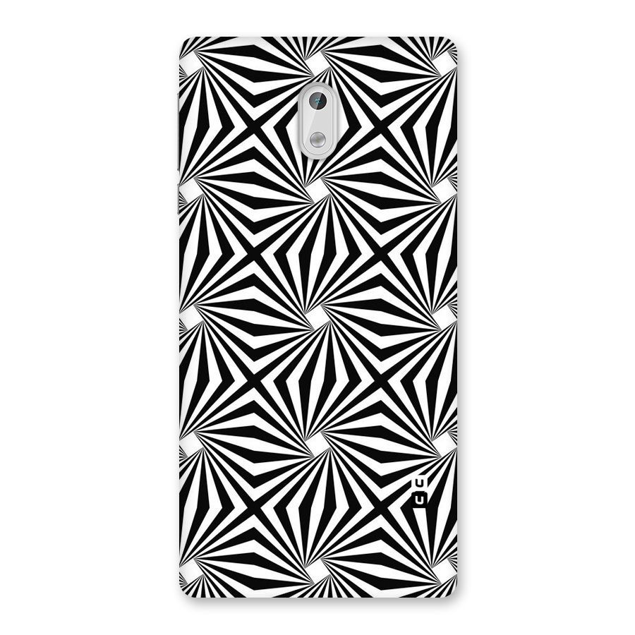 Monochromatic Swirls Back Case for Nokia 3