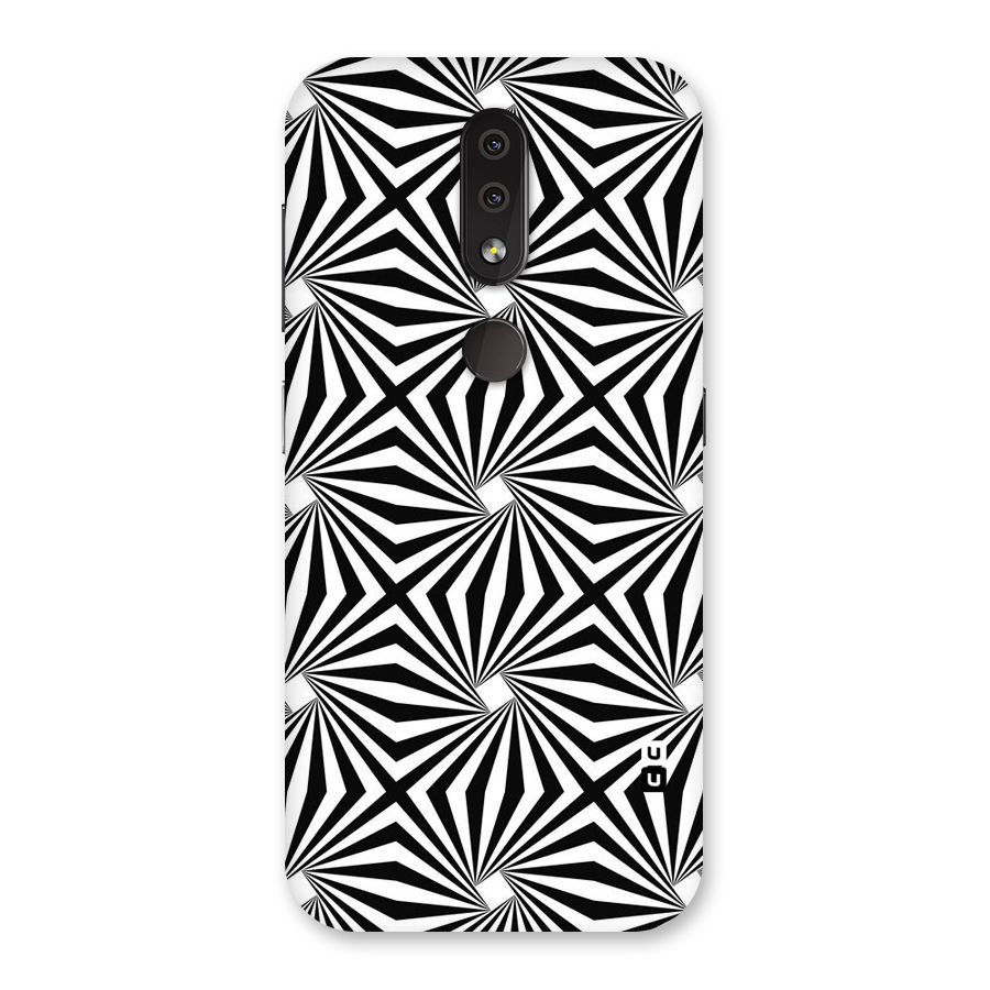 Monochromatic Swirls Back Case for Nokia 4.2