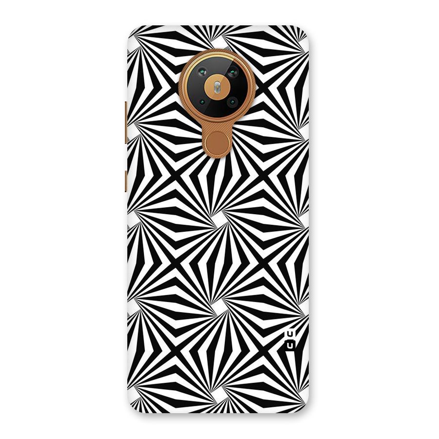 Monochromatic Swirls Back Case for Nokia 5.3