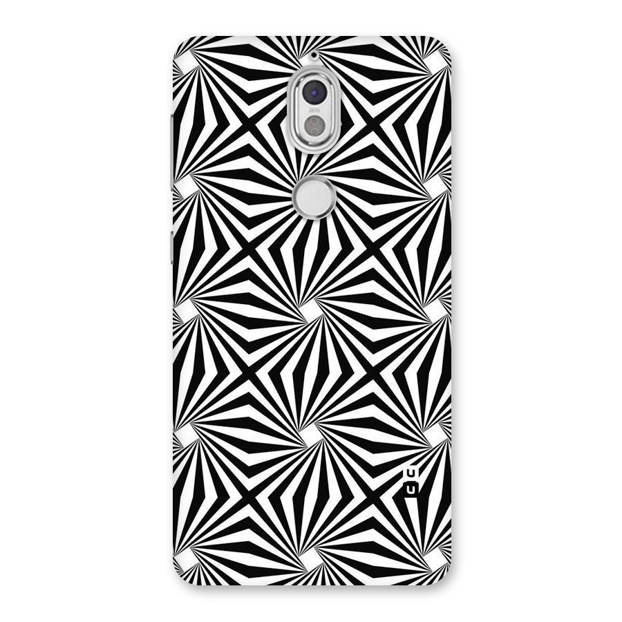 Monochromatic Swirls Back Case for Nokia 7