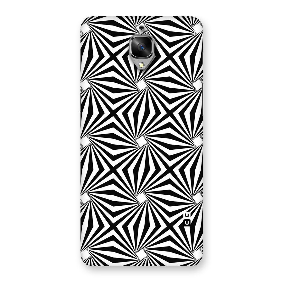 Monochromatic Swirls Back Case for OnePlus 3
