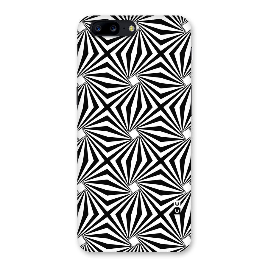 Monochromatic Swirls Back Case for OnePlus 5