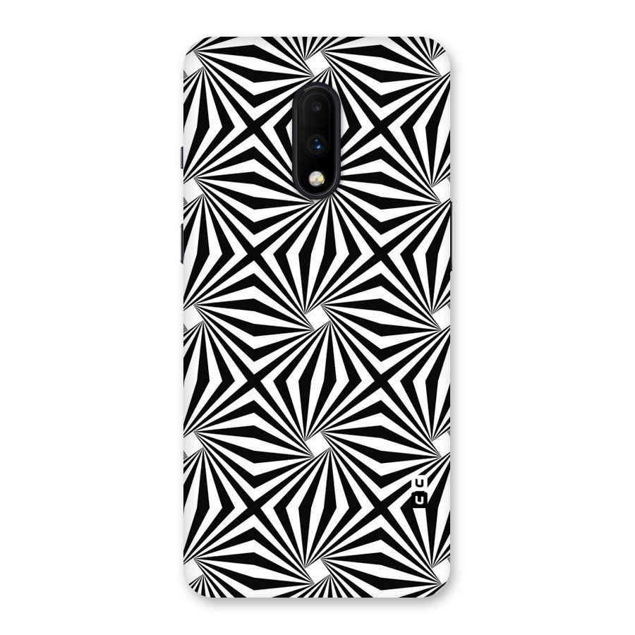 Monochromatic Swirls Back Case for OnePlus 7