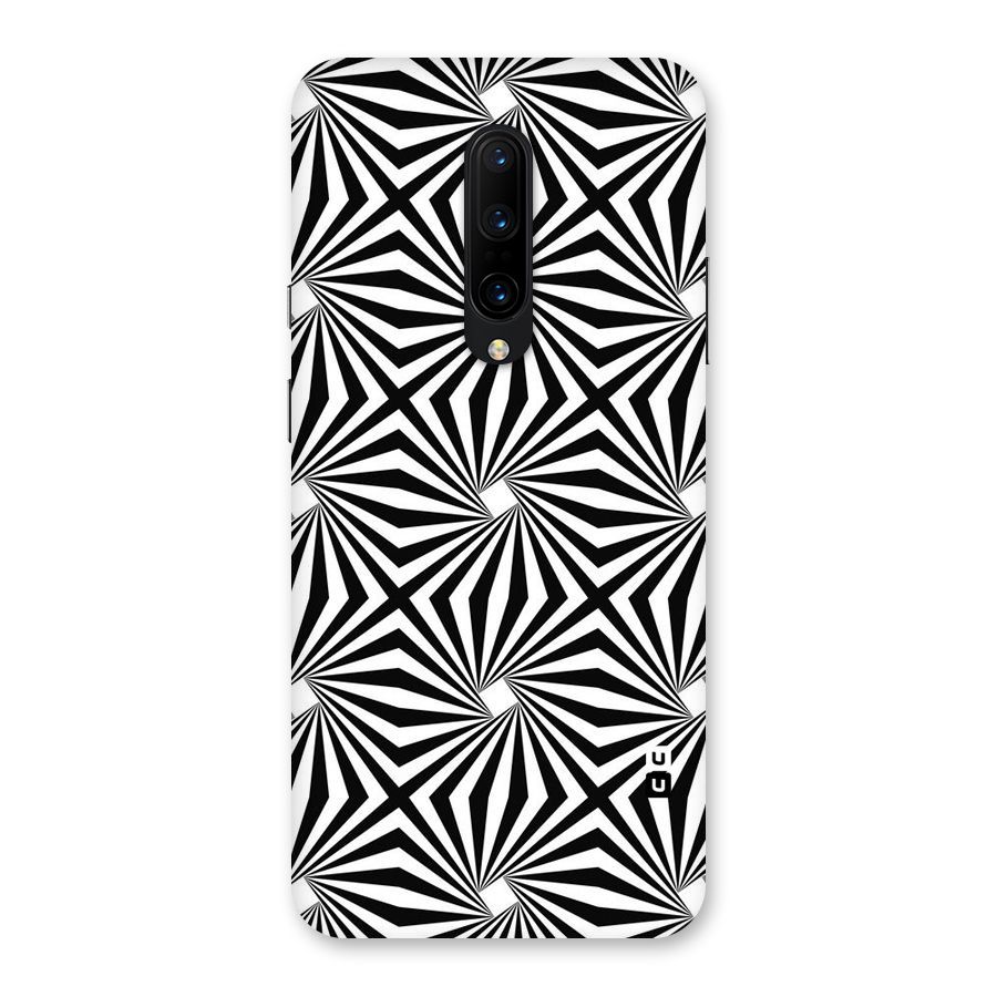 Monochromatic Swirls Back Case for OnePlus 7 Pro