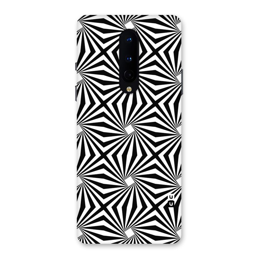 Monochromatic Swirls Back Case for OnePlus 8