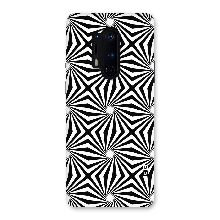 Monochromatic Swirls Back Case for OnePlus 8 Pro