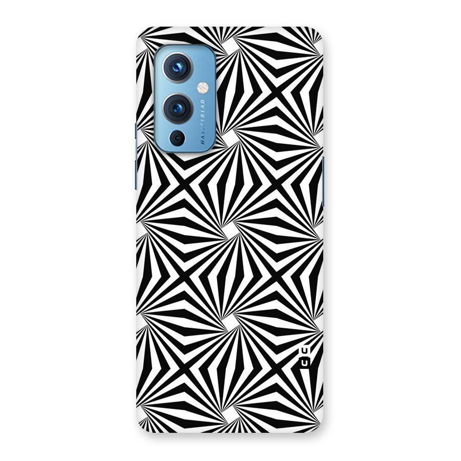Monochromatic Swirls Back Case for OnePlus 9