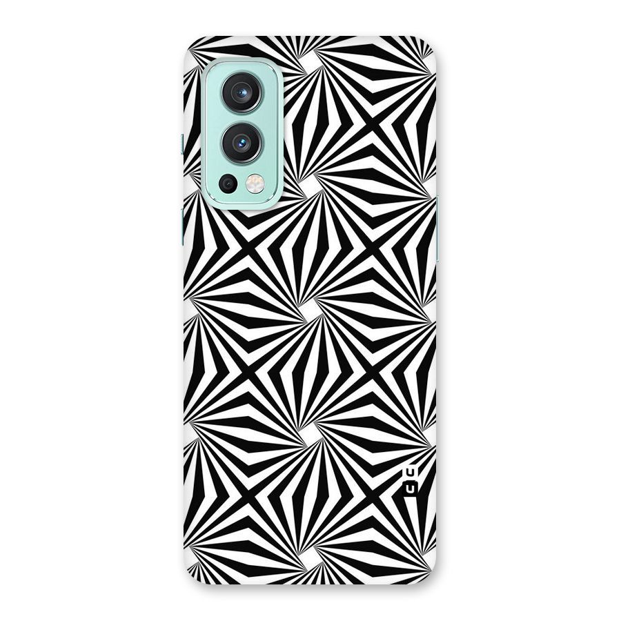 Monochromatic Swirls Back Case for OnePlus Nord 2 5G