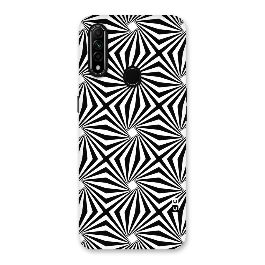 Monochromatic Swirls Back Case for Oppo A31