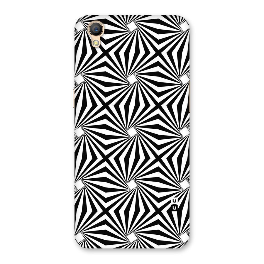 Monochromatic Swirls Back Case for Oppo A37