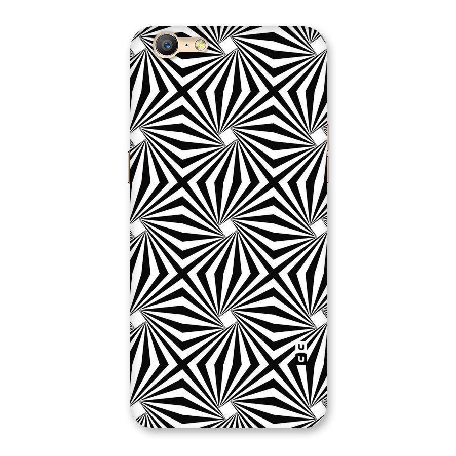Monochromatic Swirls Back Case for Oppo A39