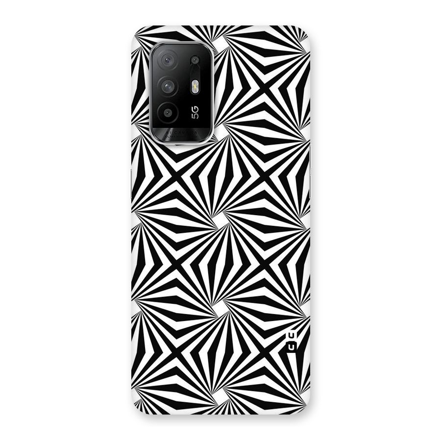 Monochromatic Swirls Back Case for Oppo F19 Pro Plus 5G