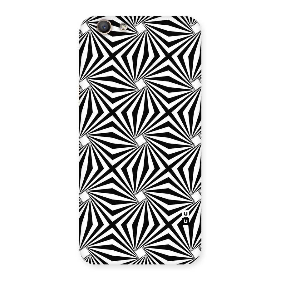 Monochromatic Swirls Back Case for Oppo F1s
