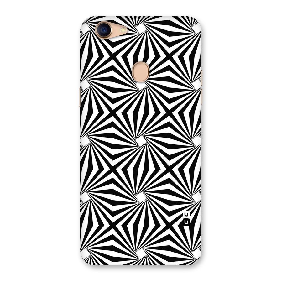 Monochromatic Swirls Back Case for Oppo F5