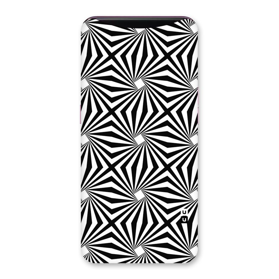 Monochromatic Swirls Back Case for Oppo Find X