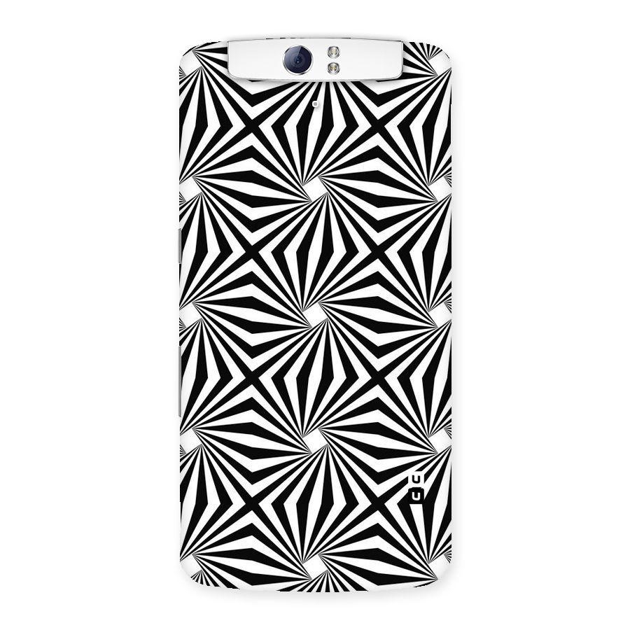Monochromatic Swirls Back Case for Oppo N1
