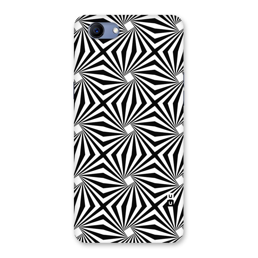 Monochromatic Swirls Back Case for Oppo Realme 1