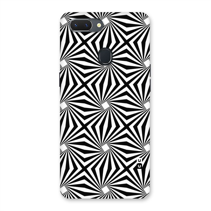 Monochromatic Swirls Back Case for Oppo Realme 2
