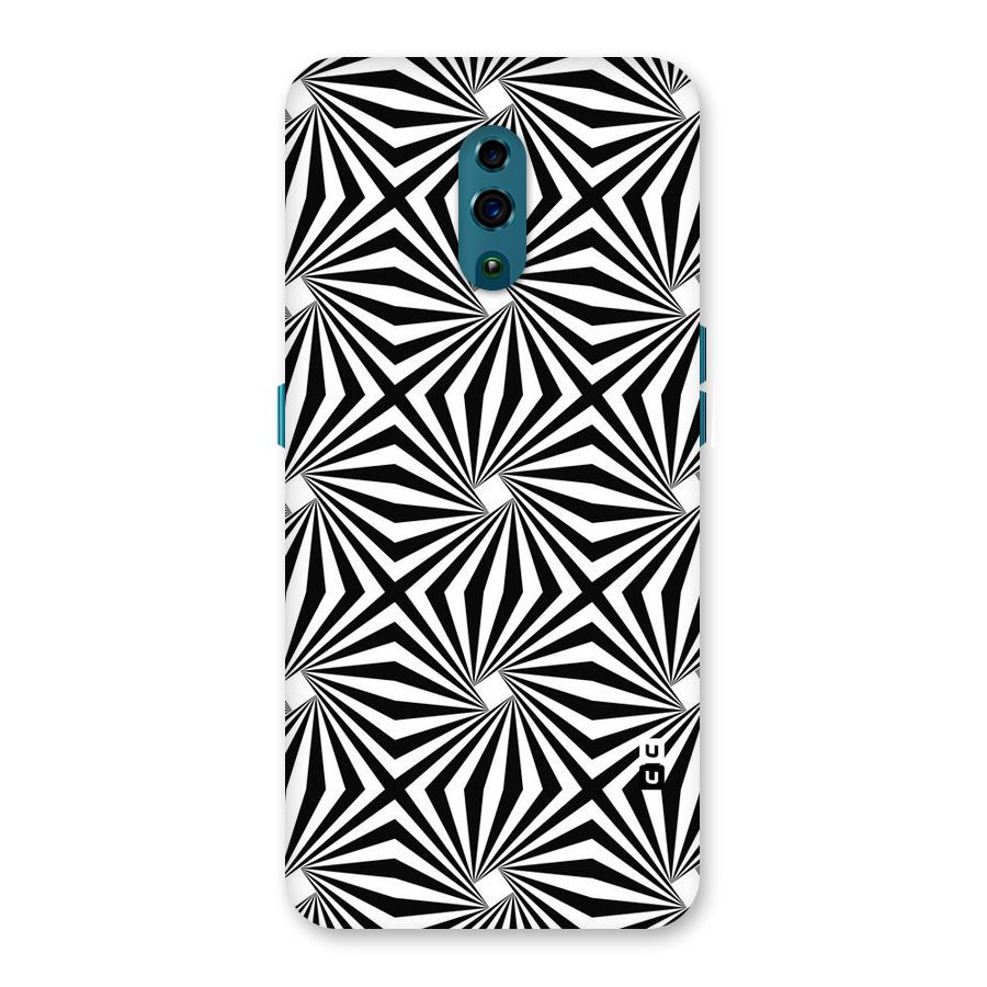 Monochromatic Swirls Back Case for Oppo Reno