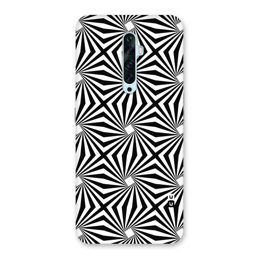 Monochromatic Swirls Back Case for Oppo Reno2 F