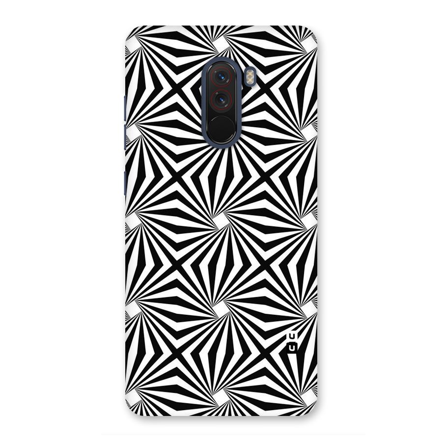Monochromatic Swirls Back Case for Poco F1