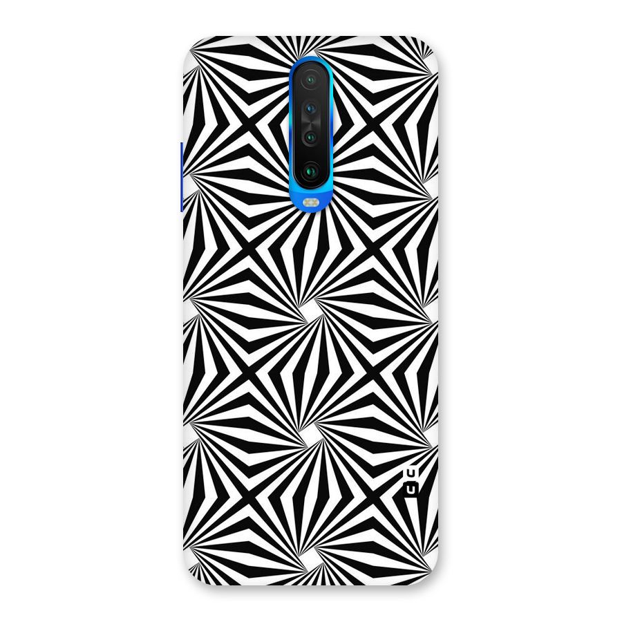 Monochromatic Swirls Back Case for Poco X2