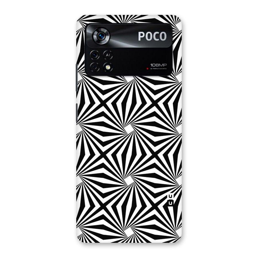 Monochromatic Swirls Back Case for Poco X4 Pro 5G