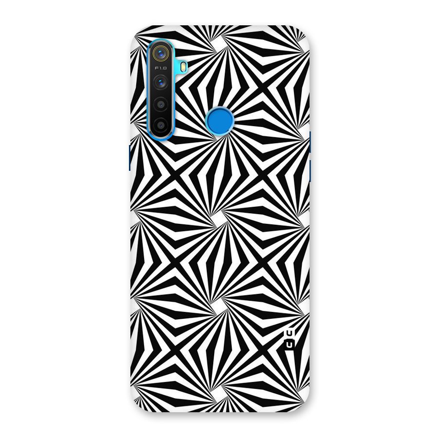 Monochromatic Swirls Back Case for Realme 5