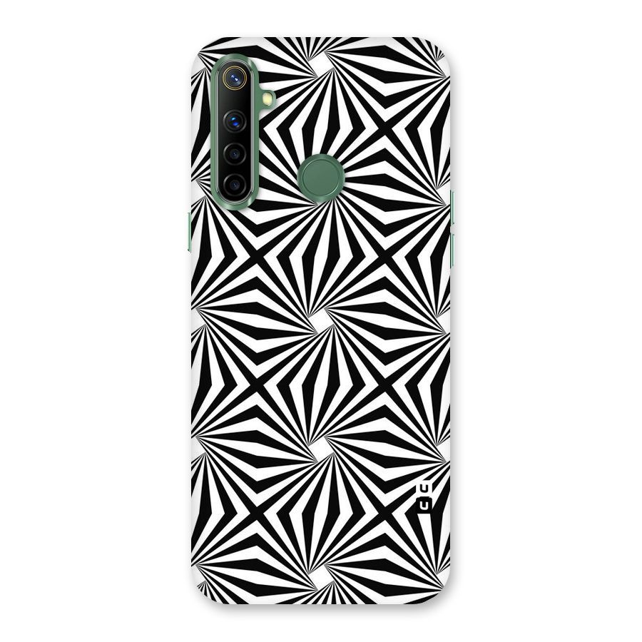 Monochromatic Swirls Back Case for Realme Narzo 10