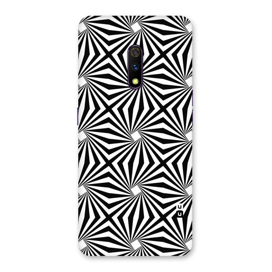 Monochromatic Swirls Back Case for Realme X