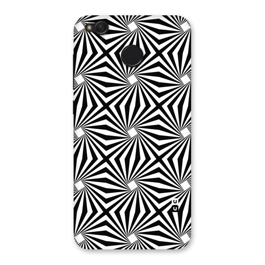 Monochromatic Swirls Back Case for Redmi 4
