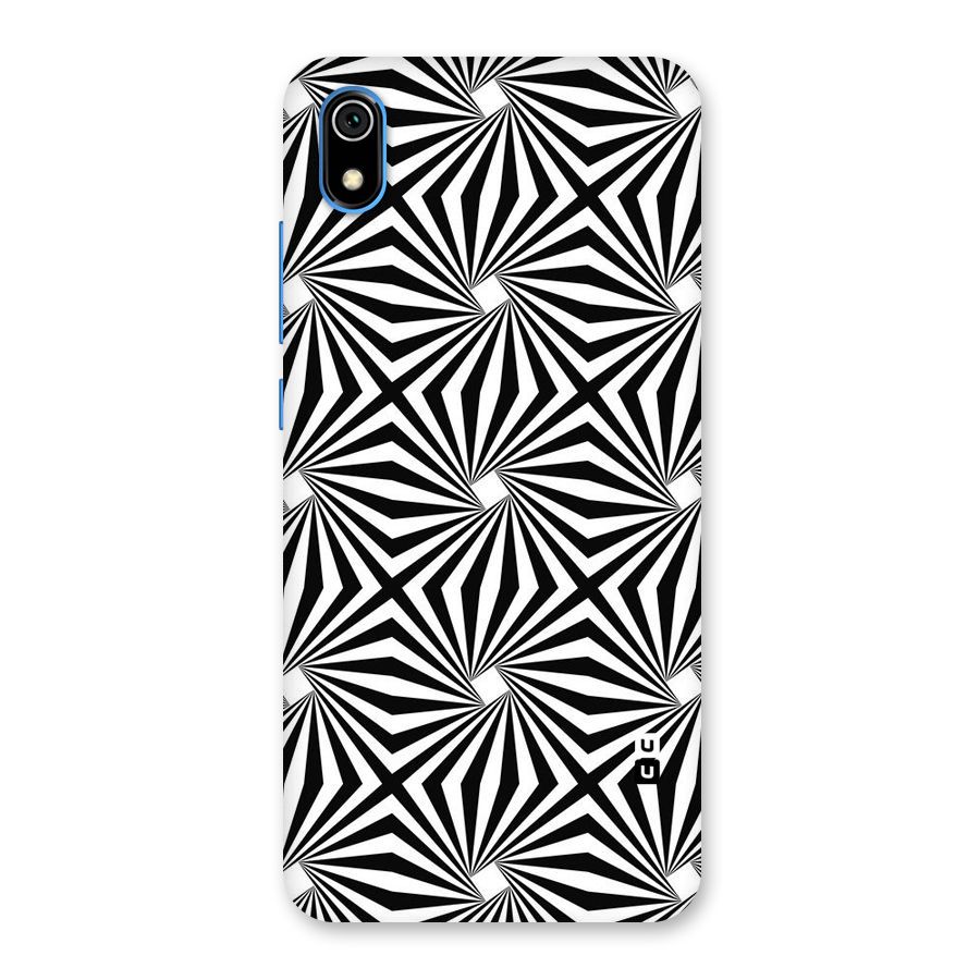Monochromatic Swirls Back Case for Redmi 7A