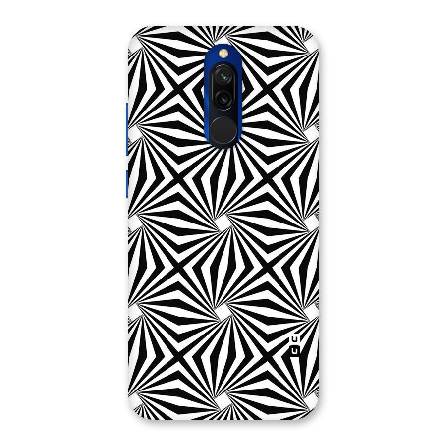 Monochromatic Swirls Back Case for Redmi 8