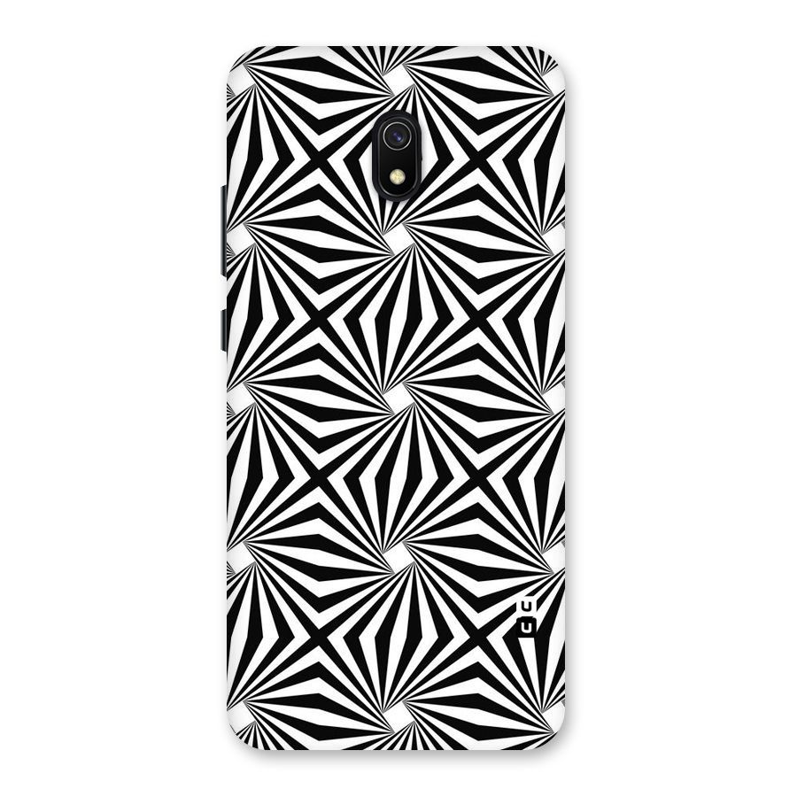 Monochromatic Swirls Back Case for Redmi 8A