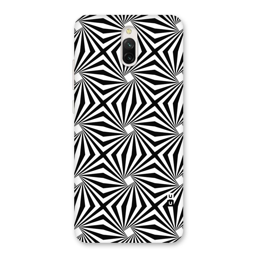Monochromatic Swirls Back Case for Redmi 8A Dual