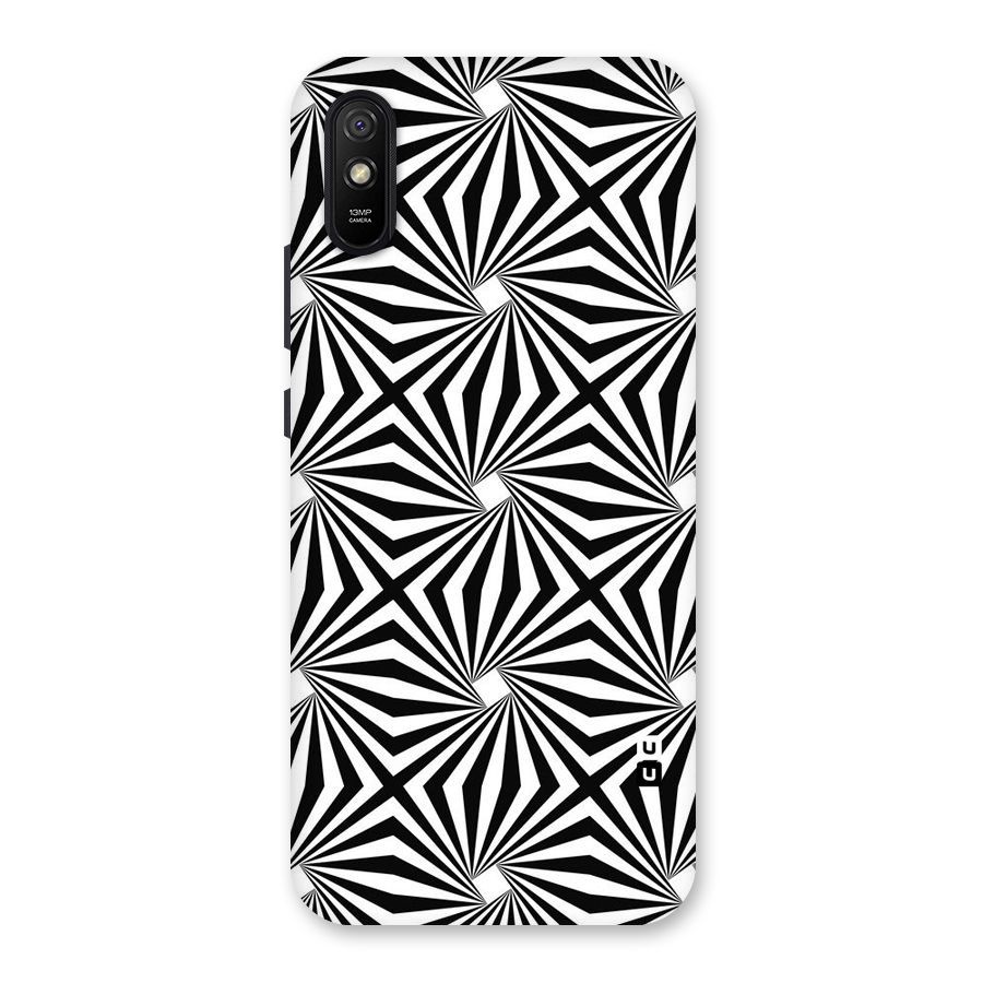 Monochromatic Swirls Back Case for Redmi 9A