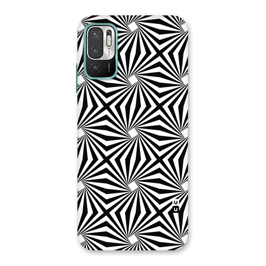 Monochromatic Swirls Back Case for Redmi Note 10T 5G